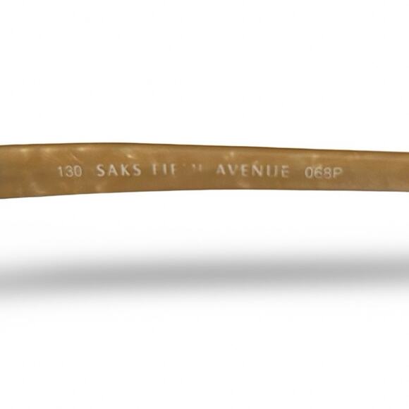 Saks Fifth Avenue Women's S5A228 Eyeglass‎ Frame Designer Full Wrap Rim Metal - Picture 2 of 3